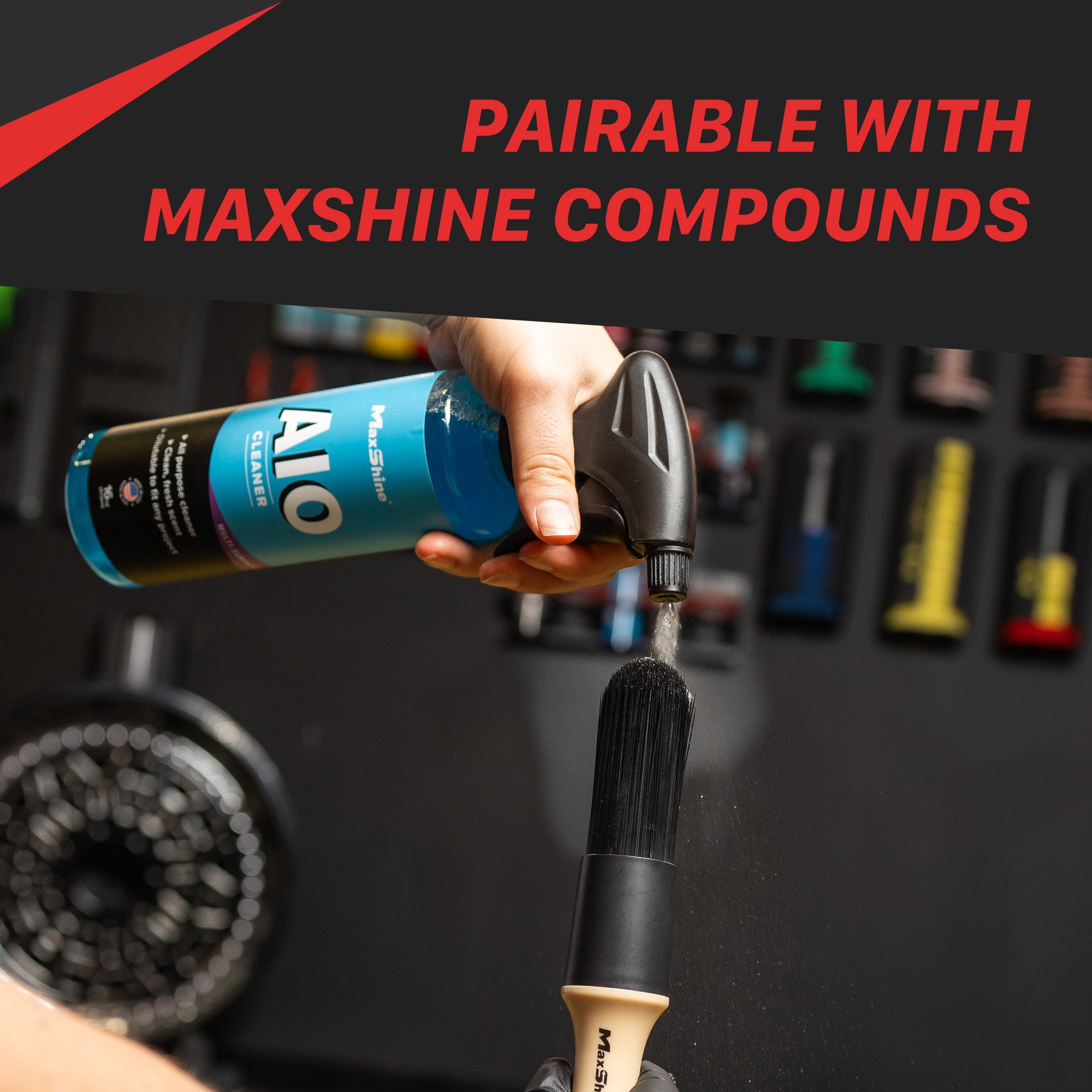 704628 Car Wheel and Tire Brush | Premium Exterior Detailing Brush