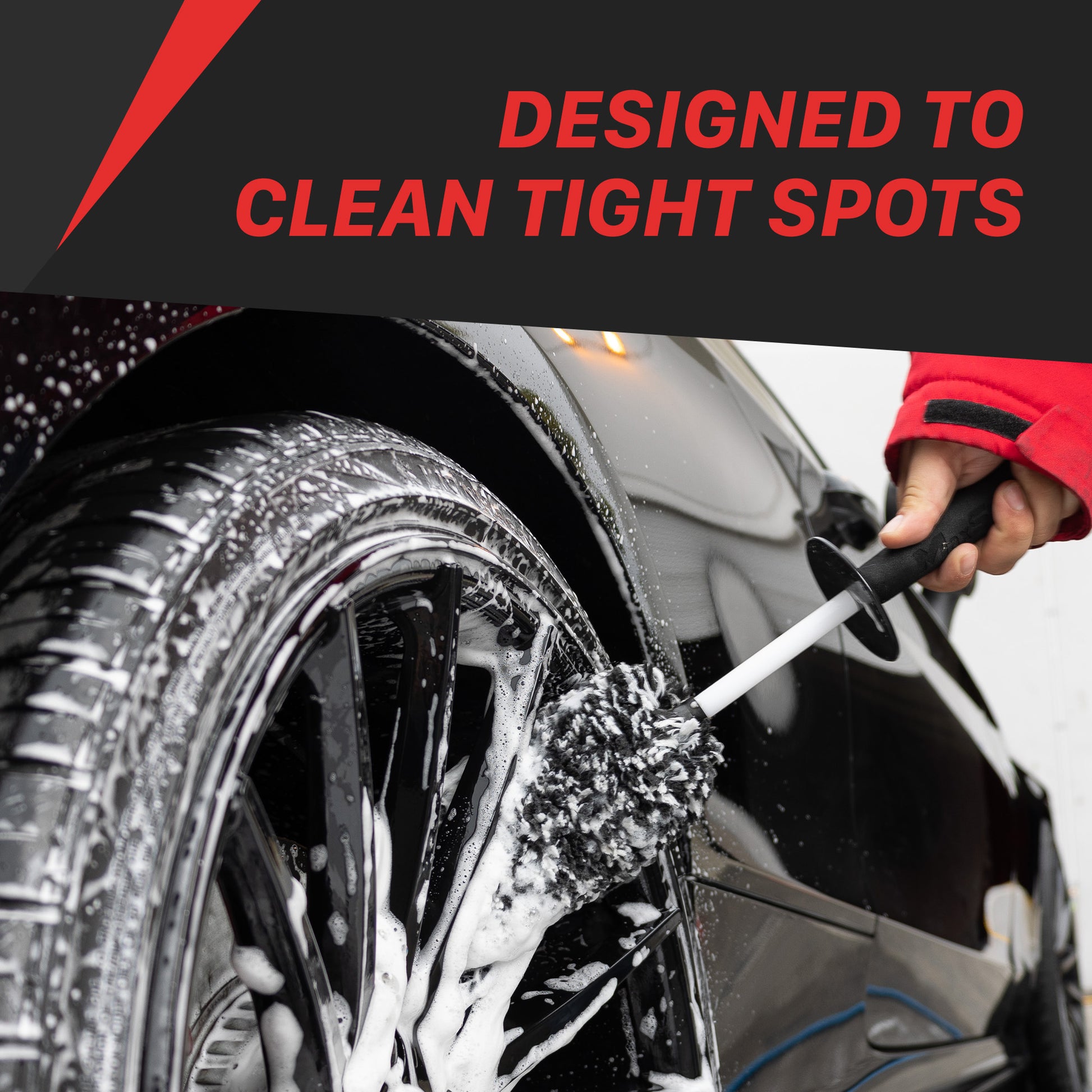 704604 Microfiber Wheel Brush - Angled Reach