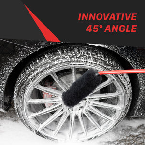 704602 EZ Detail Brush | Ultimate Wool Wheel Brush – Angled Reach