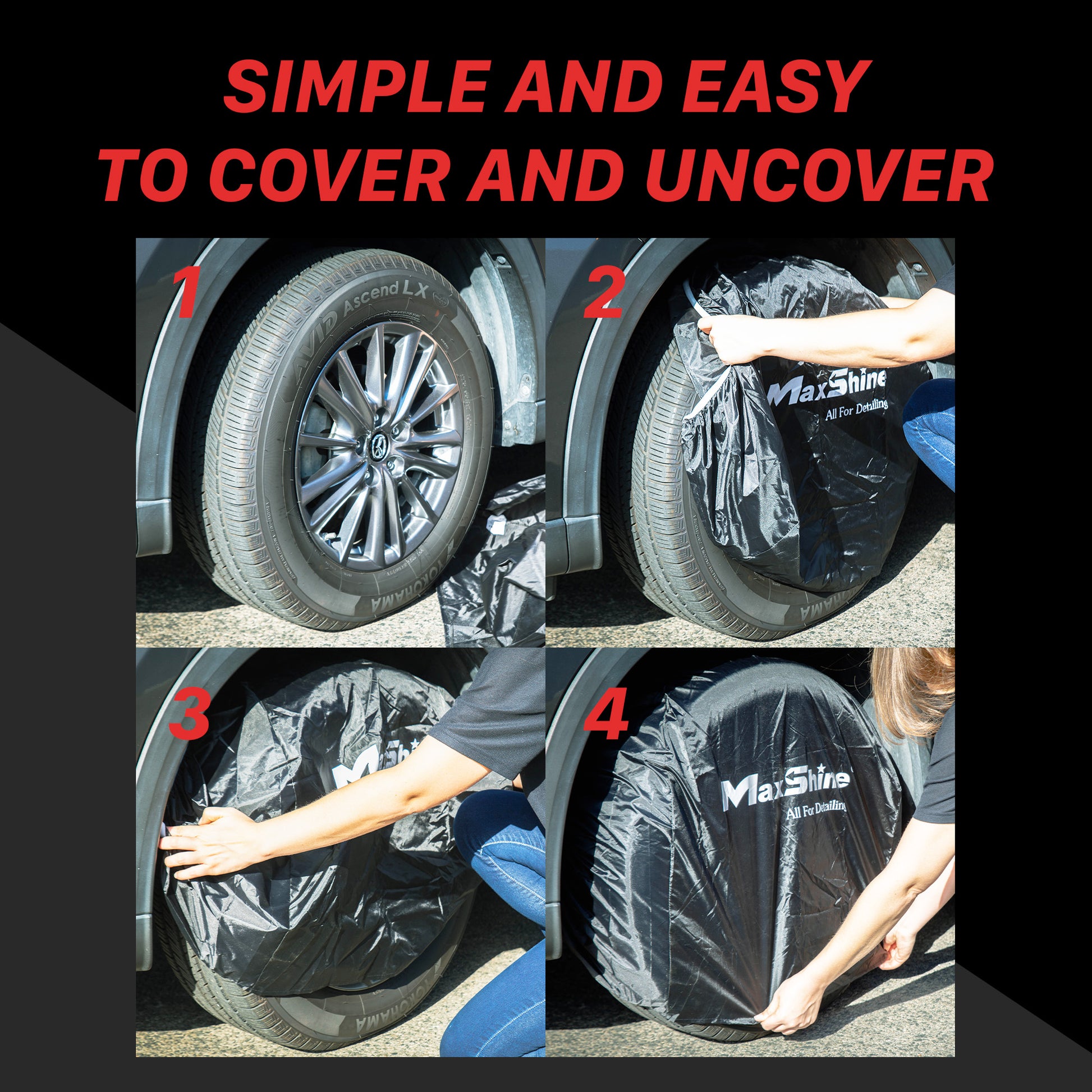 WLC01 Wheel Cover - 4 Pack