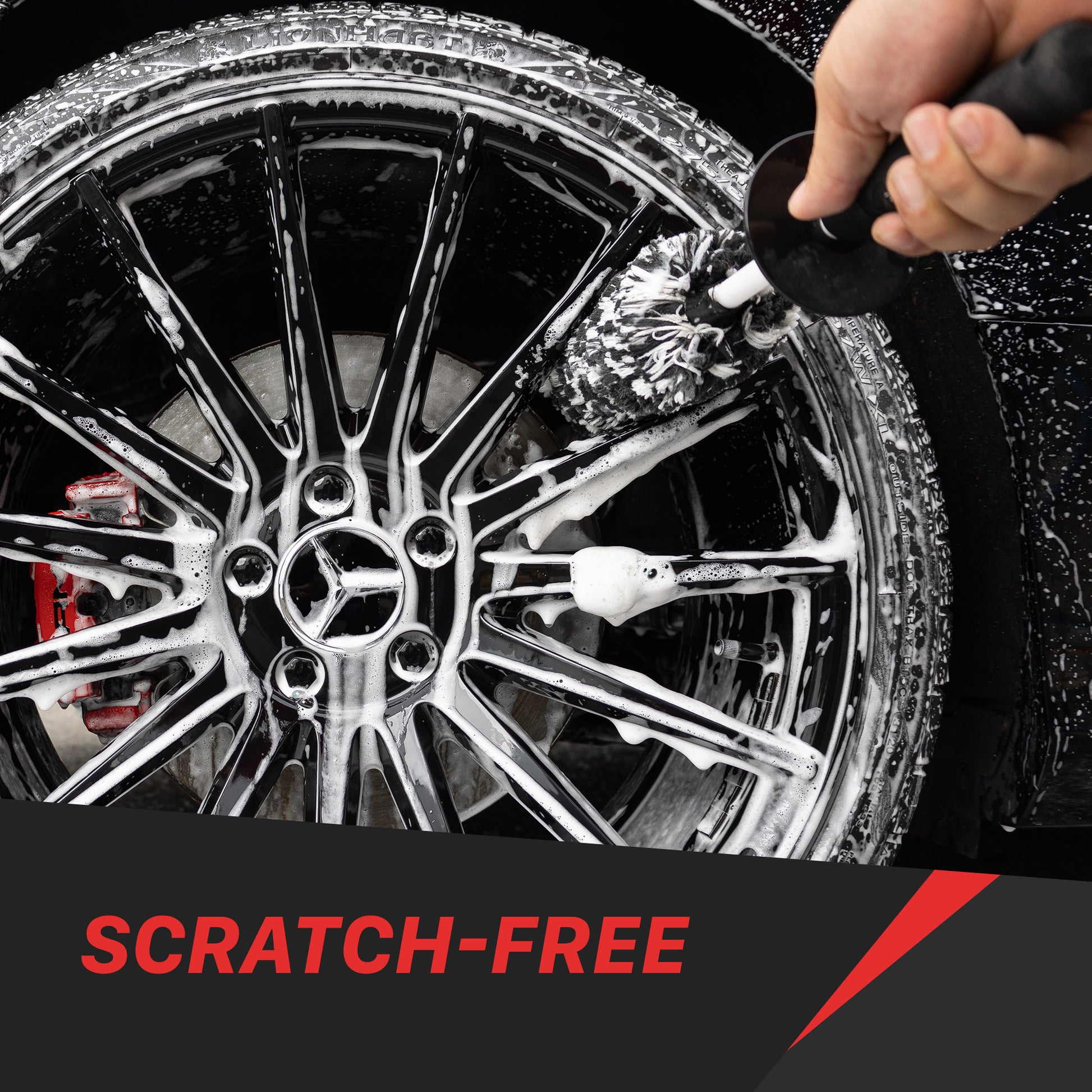 704604 Microfiber Wheel Brush - Angled Reach