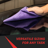1103860P Car Cleaning Towel | 300GSM Edgeless PU Coated Microfiber Towels - 3 Pack