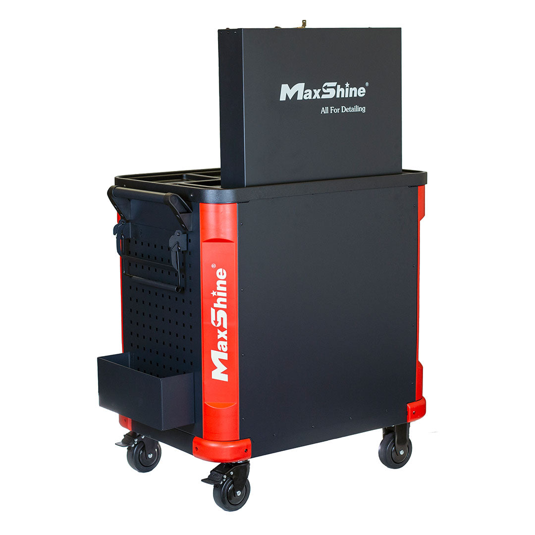 Auto Detailing Cart with Power Strip