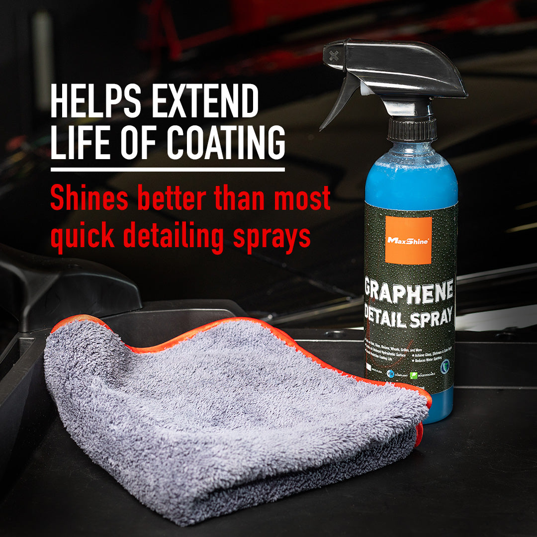 MaxShine Graphene Detail Spray - helps extend coating life