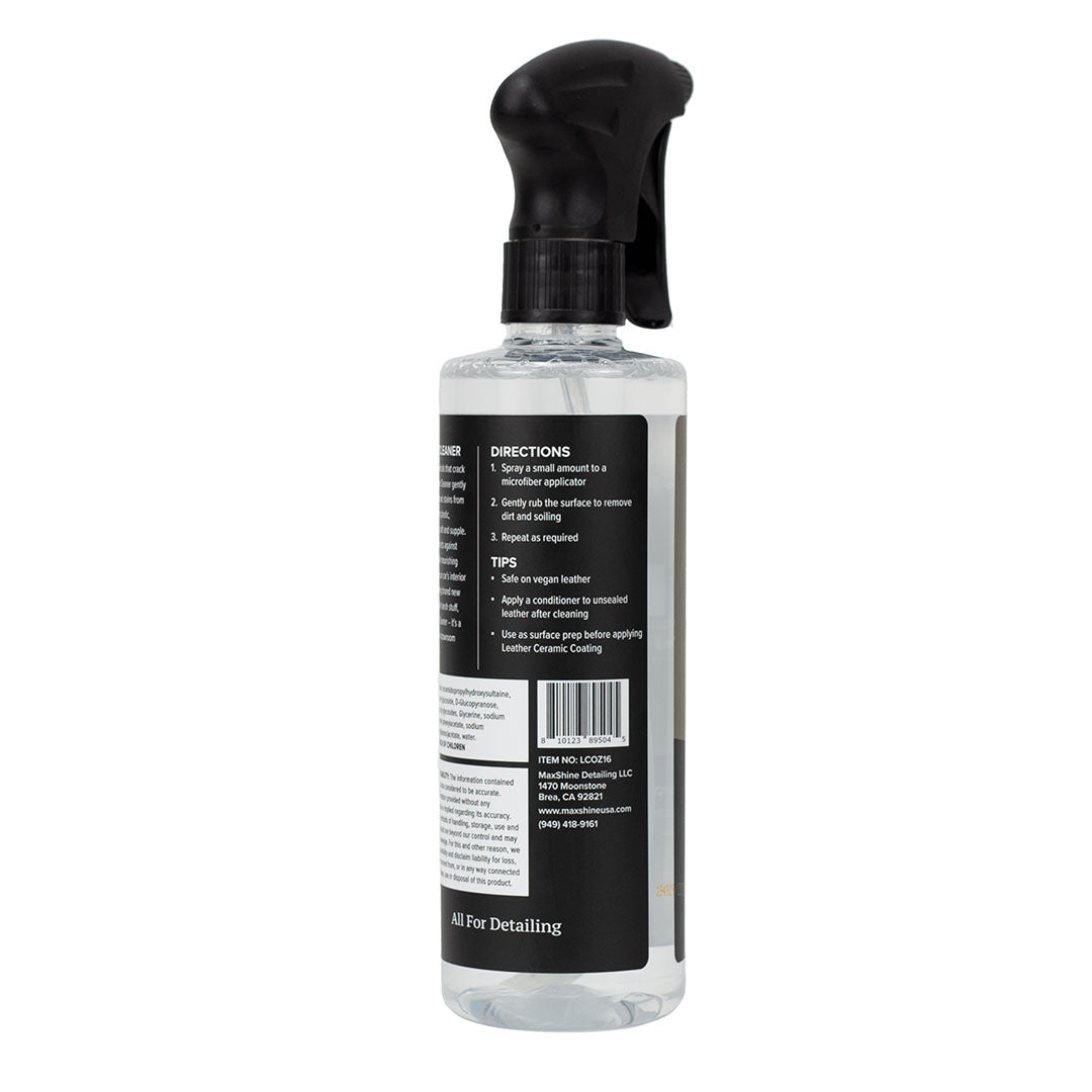 Leather Cleaner - 16oz – MaxshineUSA