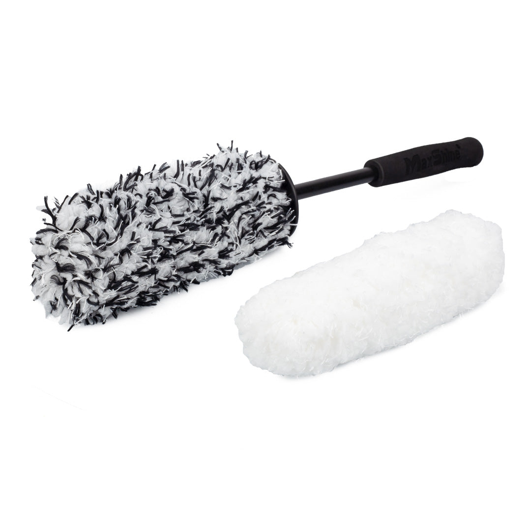 Microfiber Soft Wheel Brush with Replaceable Brush Head