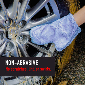 Microfiber Wash Mitt _ Car Washing Glove Mitt