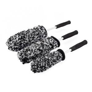 Microfiber Wheel Brush 3-Piece Kit