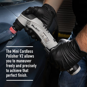 MaxShine Mini Cordless Dual Action Polisher M0312 V2 - maneuver freely and precisely