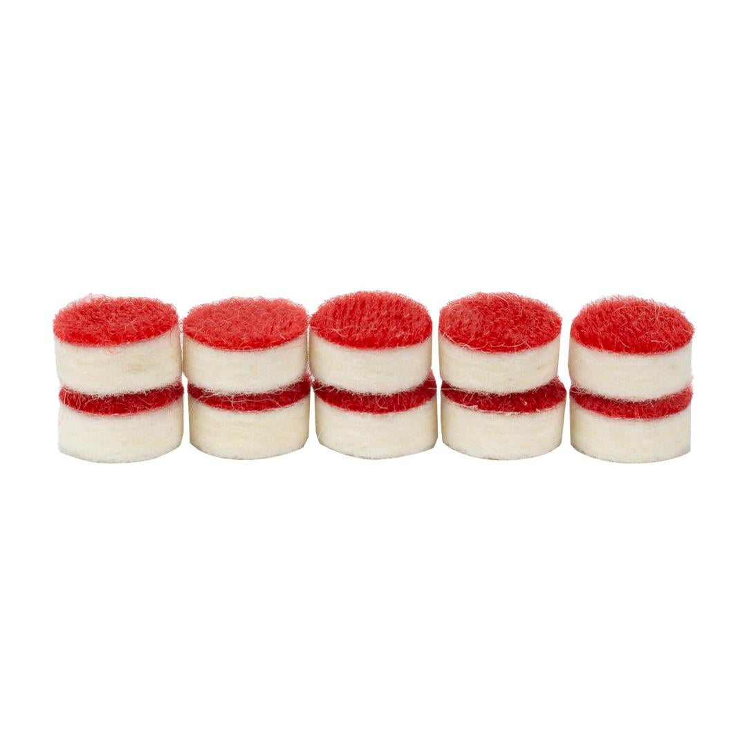 Mini Polisher System Accessories Felt Polishing Pad- 10pcs