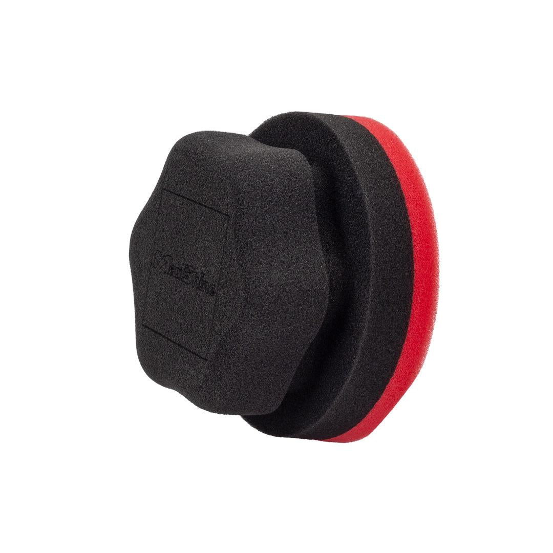 Red Hex Grip Car Wax Foam Applicator