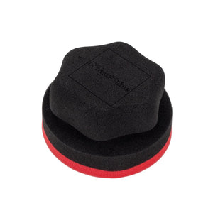 Red Hex Grip Car Wax Foam Applicator