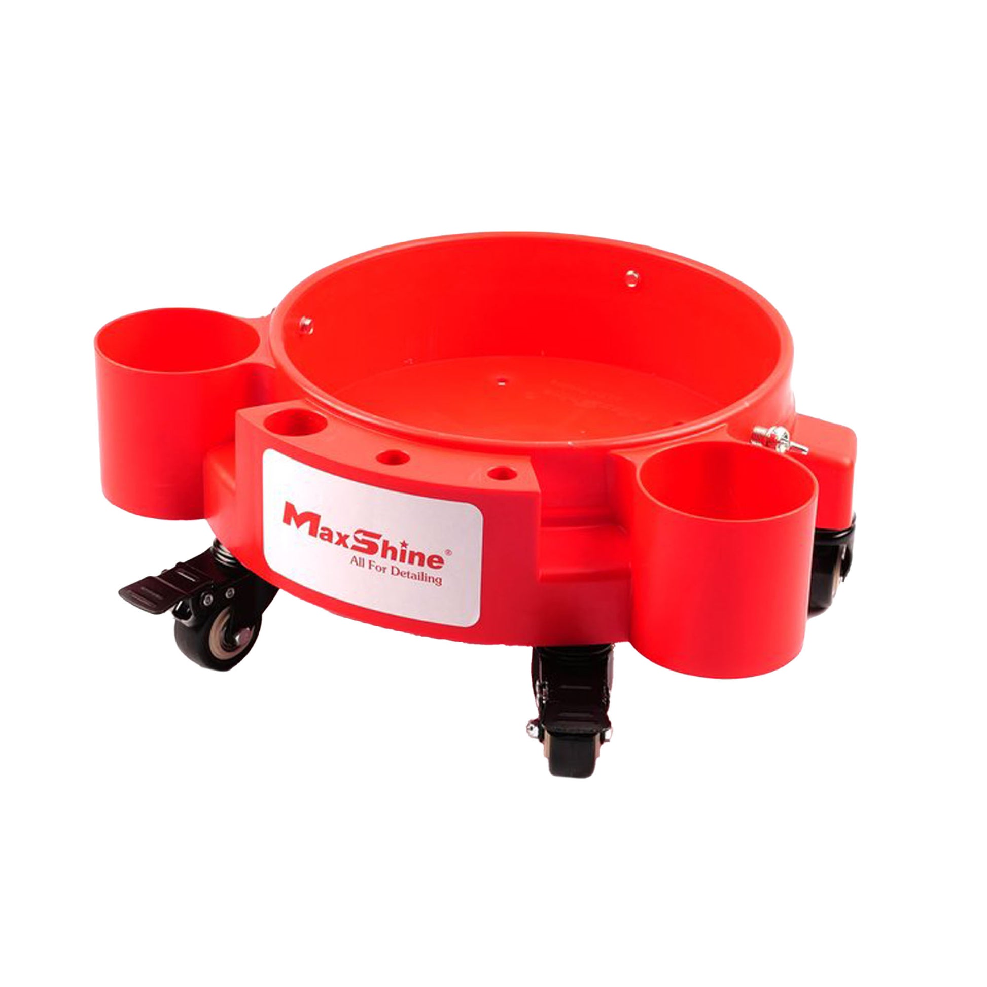 Rolling Bucket Dolly - Classic Red