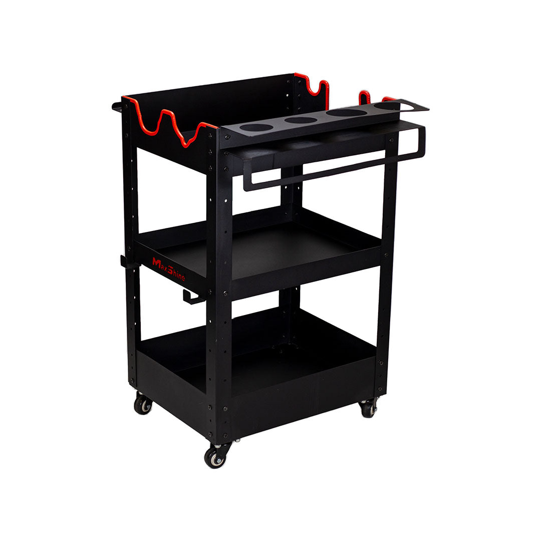 Premium Metal Rolling Detailing Cart | MaxShine Official Premium Metal Rolling Detailing Cart | MaxShine Official