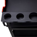 Rolling Detailing Cart - Coated Metal 702308