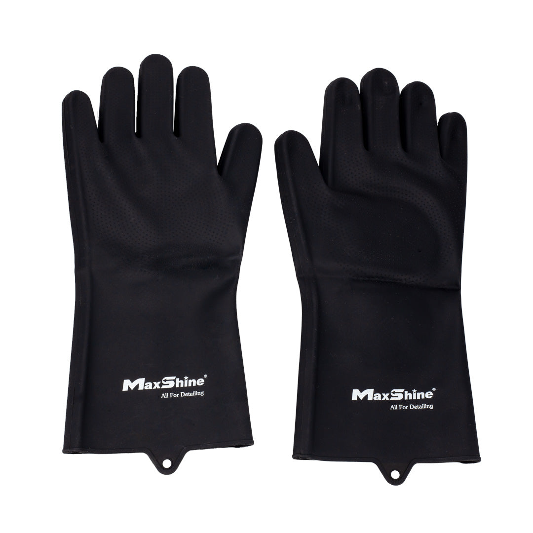 Rubber Scrubbing Gloves