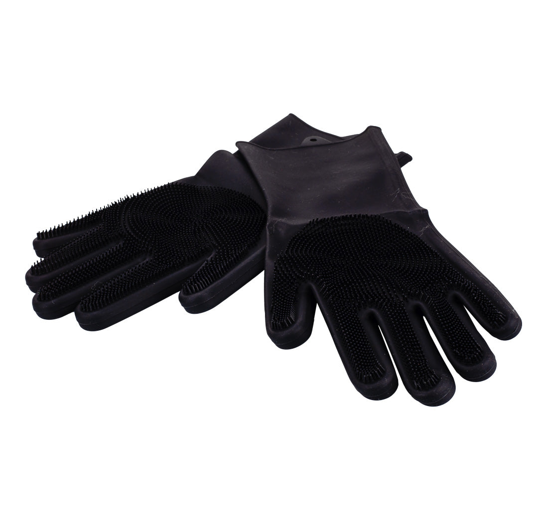 Rubber Scrubbing Gloves