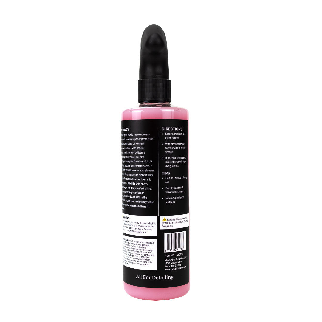 Speed Wax Spray - 16oz