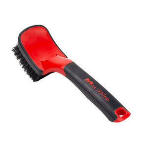 MaxShine Soft Grip Heavy Duty Tire Brush with Short Handle-3