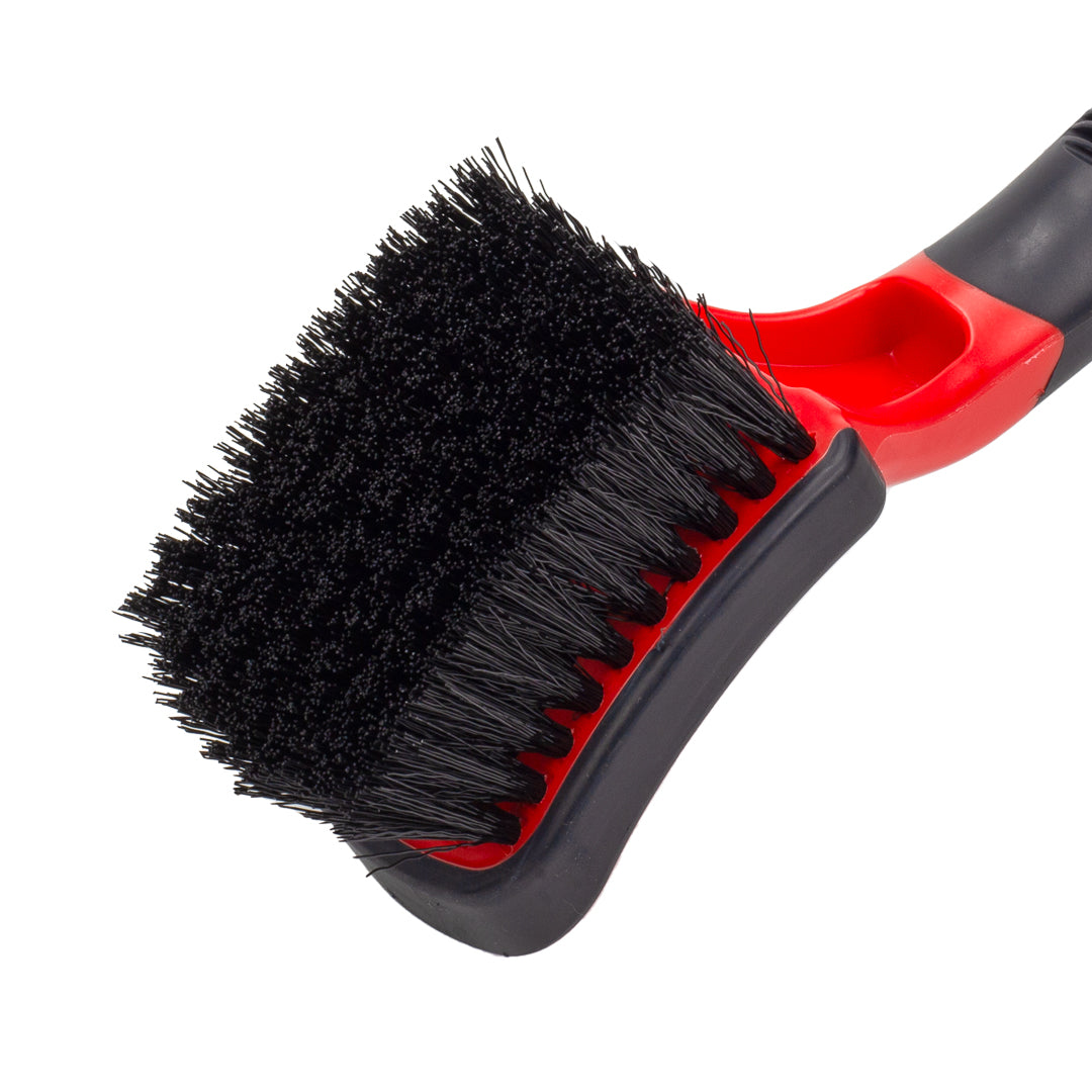 MaxShine Soft Grip Heavy Duty Tire Brush with Short Handle-7