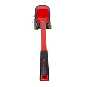 MaxShine Soft Grip Light Duty Brush with Long Handle-5 Wheel Cleaning Brush