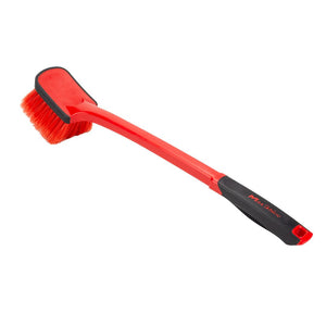 Soft Grip Light Duty Brush with Long Handle Wheel Cleaning Brush