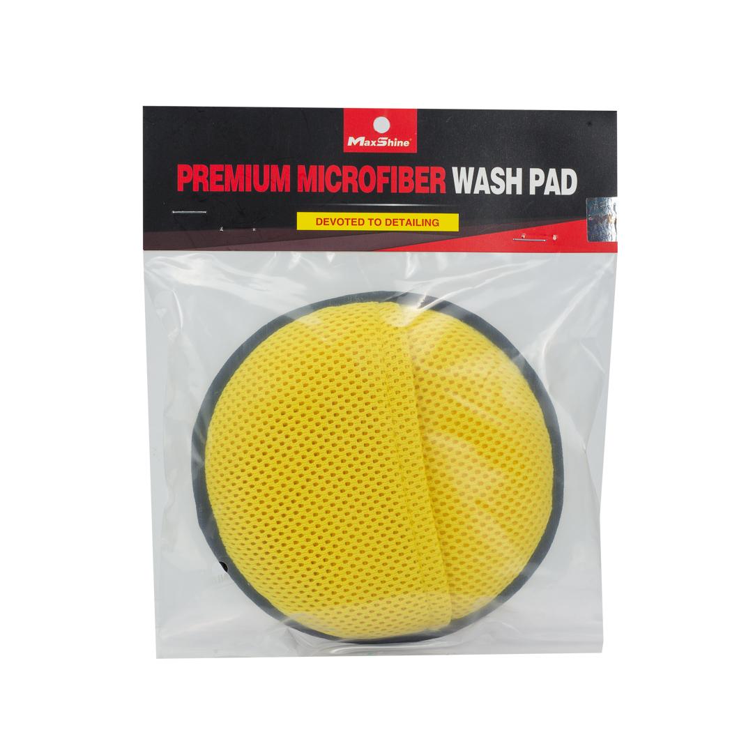 Soft Microfiber Car Wax Pad With Finger Pocket