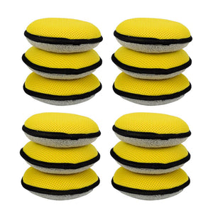 Soft Microfiber Car Wax Pad With Finger Pocket