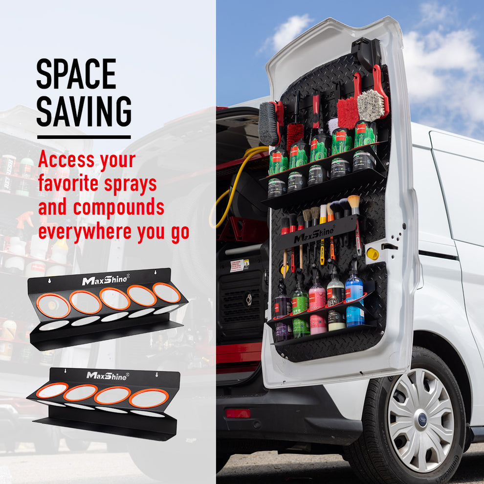 MaxShine Spray Bottle Rack | Protected Fit Up to 34oz – MaxshineUSA