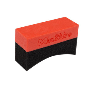 Tire Dressing Applicator Clean Wheel Foam Pad- Curved