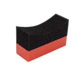 Tire Dressing Applicator Clean Wheel Foam Pad- Curved