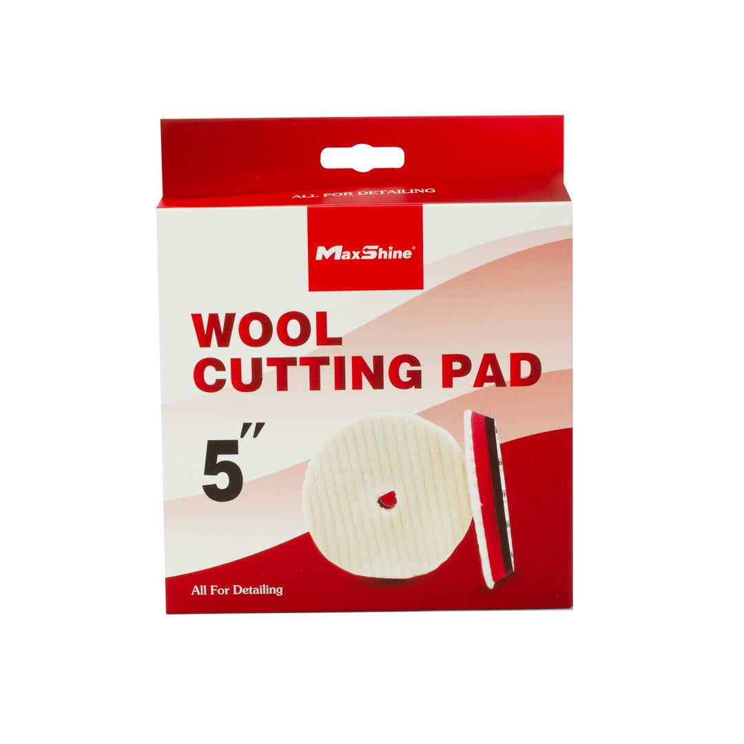Wool Cutting Pads Rubber Backed - 3in, 5in, 6in – MaxshineUSA