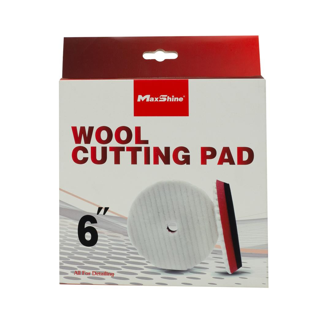Wool Cutting Pads Rubber Backed - 3in, 5in, 6in – MaxshineUSA