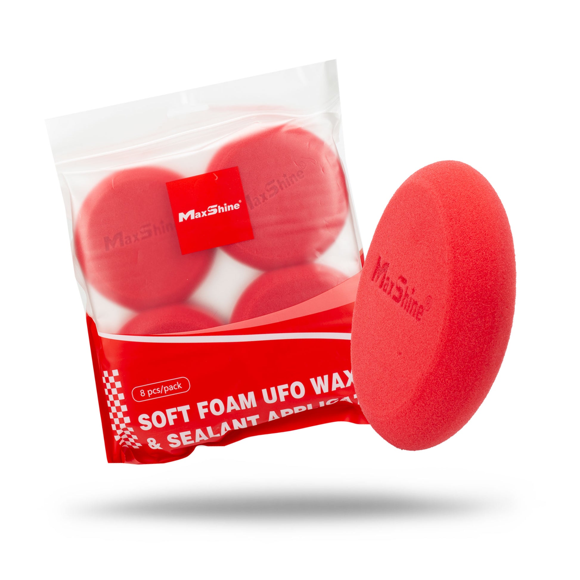 9011006 Soft Foam UFO Wax and Sealant Applicator - 8 Pack