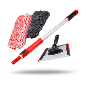 7011035- Car Wash Tool | IncrediStick – Extendable Microfiber Wash Mitt