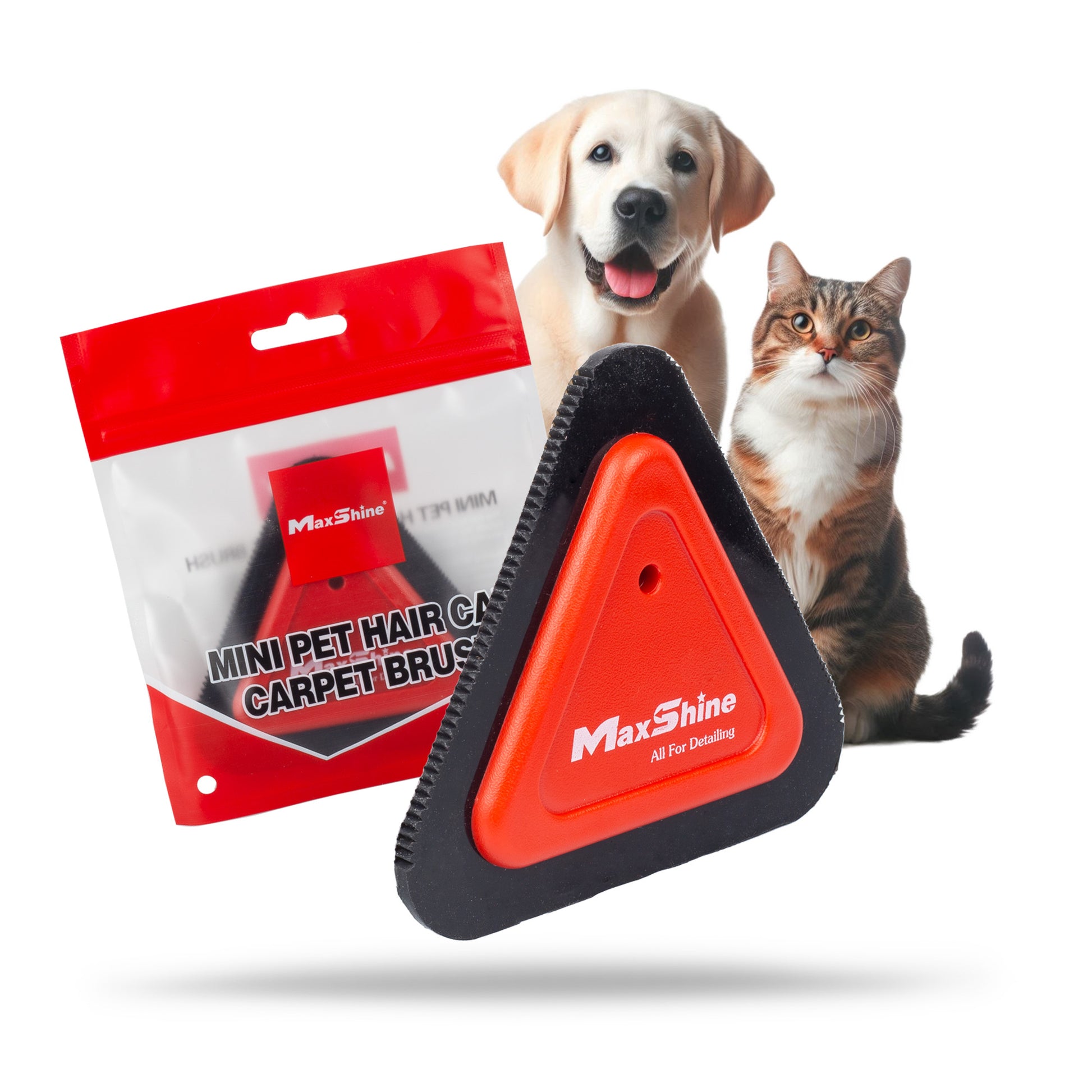 7011028N Pet Hair Remover for Car | Mini Pet Hair Carpet Brush