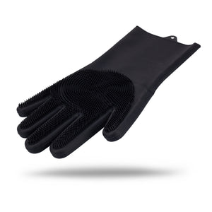 1130001B SIlicone Scrubbing Gloves