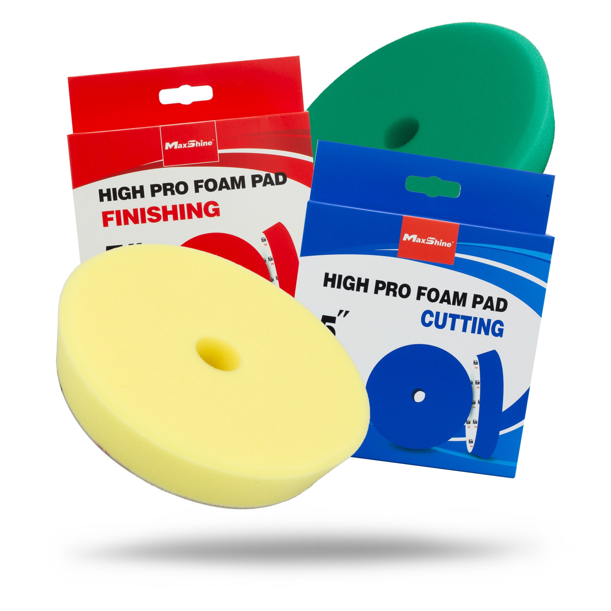 202- Car Polisher Pads | High Profile Foam Pads - 5in, 6in