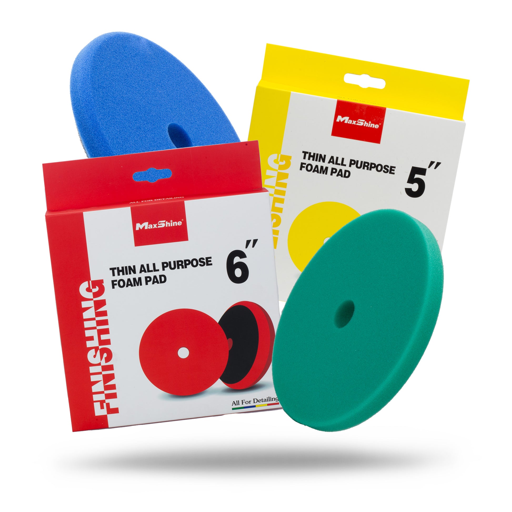 202- Thin Foam Polishing Pads - 5in, 6in
