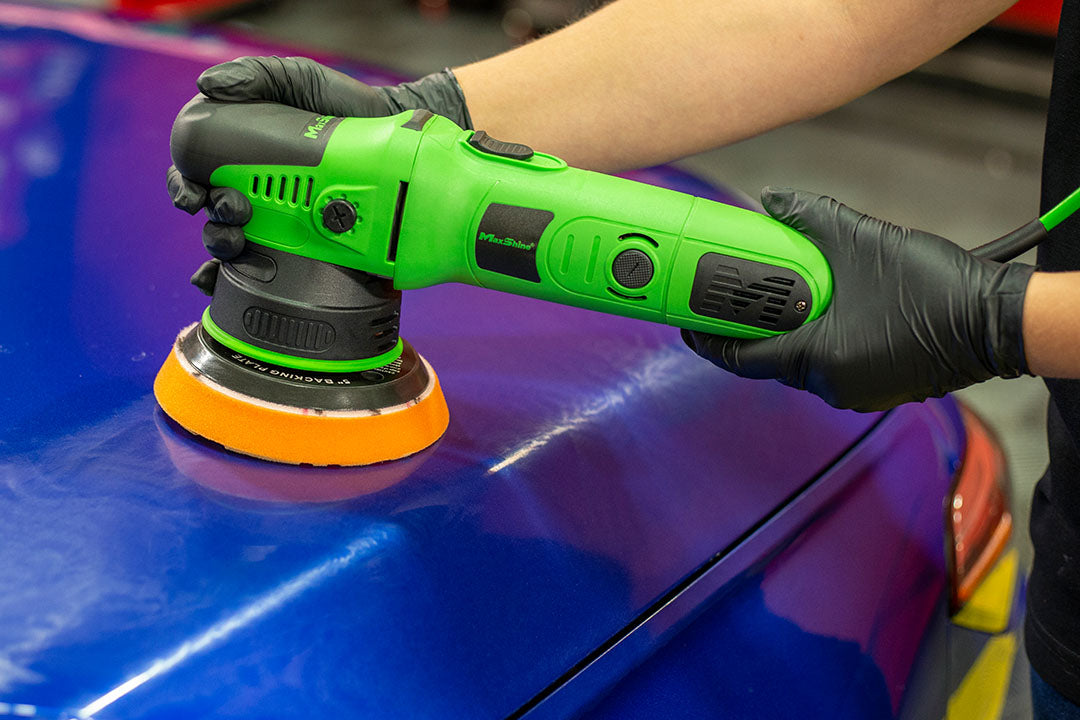 M8S V2-G Dual Action Polisher For Car Detailing | M8S V2 - 5in Plate, 8mm Throw, 1000W Green