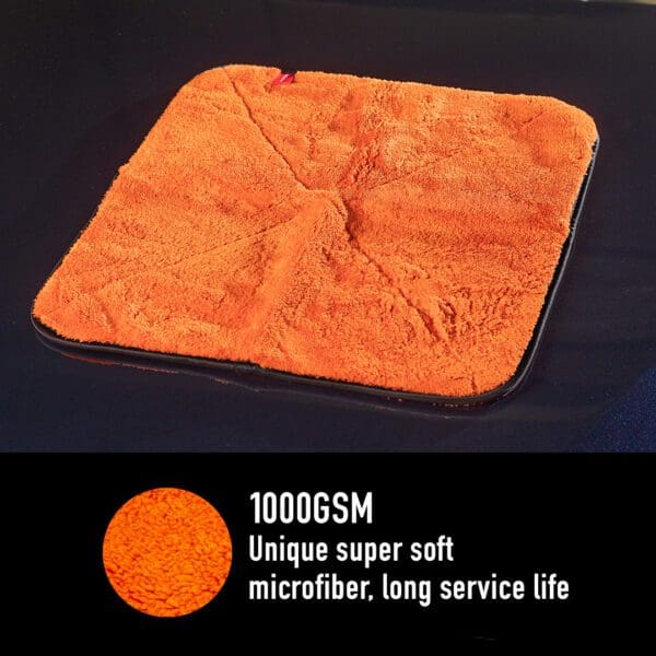 Suede Super Soft Microfiber Cloth 16 x 16 inch - Orange – Ceramic Garage