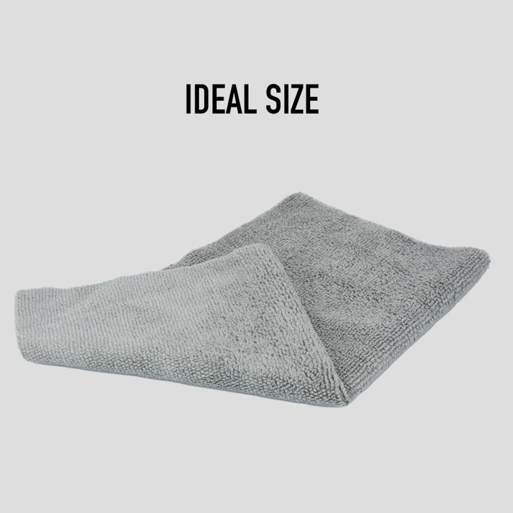 260GSM 12″x12″ Microfiber Edgeless Utility Towels - Ideal Size