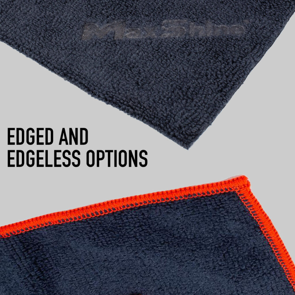 330GSM Microfiber All Purpose Towels for Car Detailing - Edged and Edgeless Options