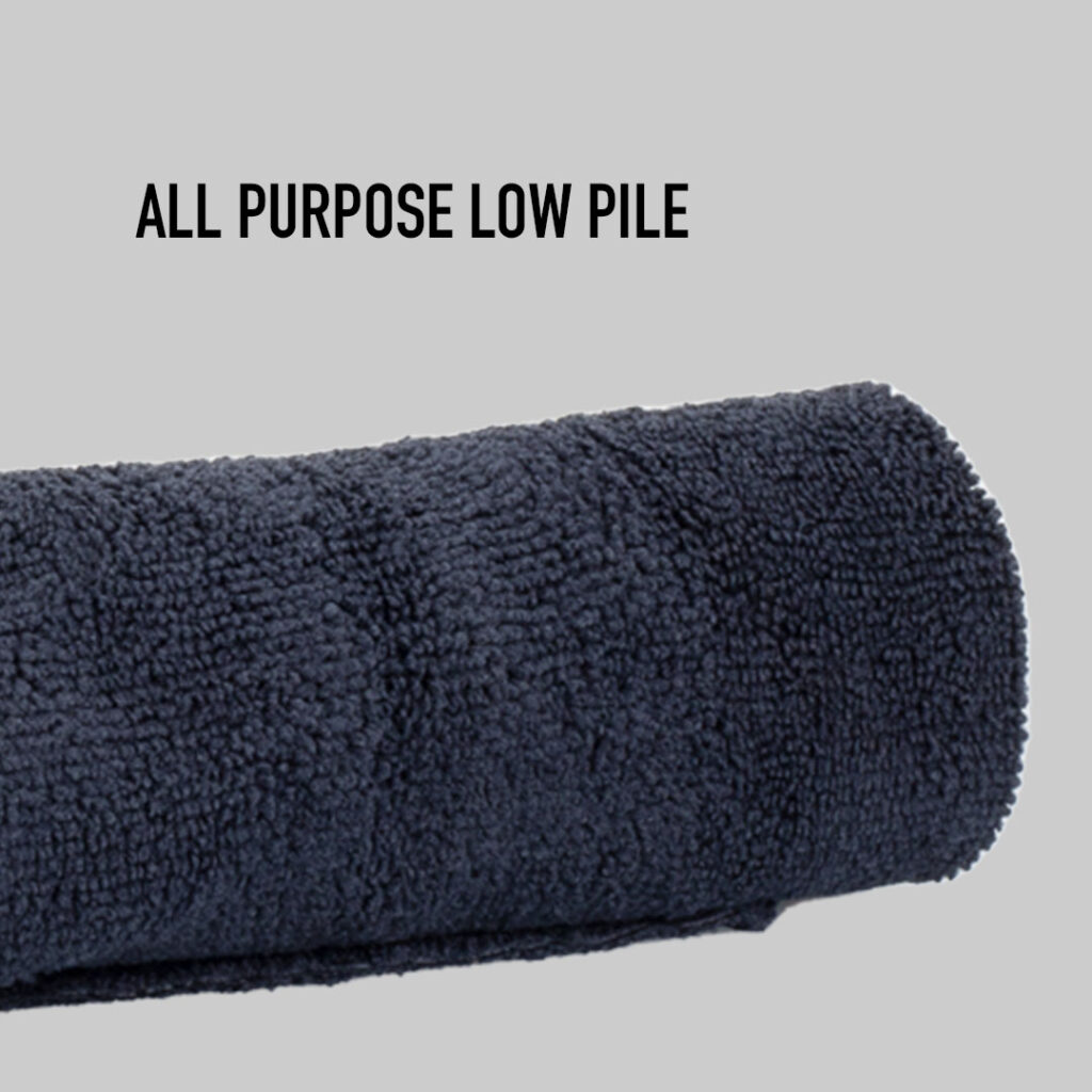 330GSM Microfiber All Purpose Towels for Car Detailing - All Purpose Low Pile
