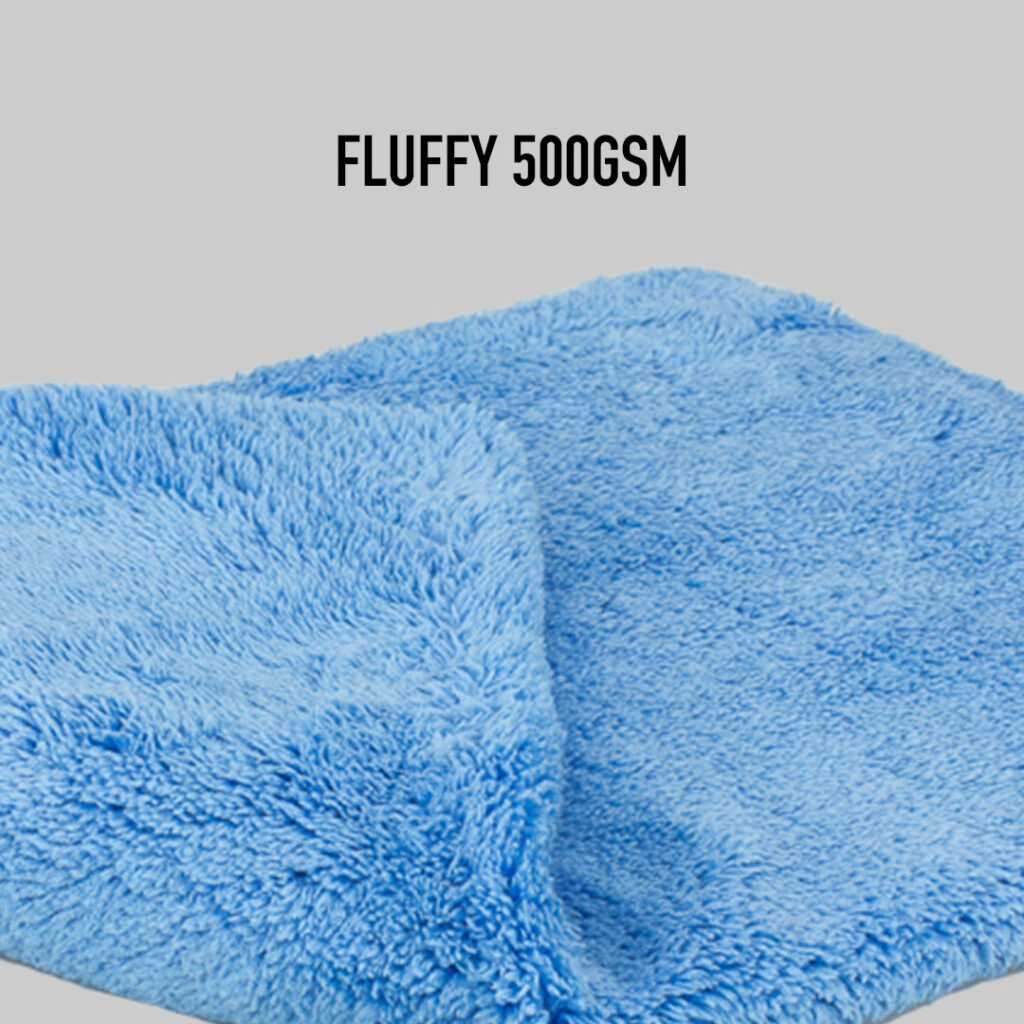 500GSM Fluffy Edgeless Microfiber Towels - Fluffy 500GSM