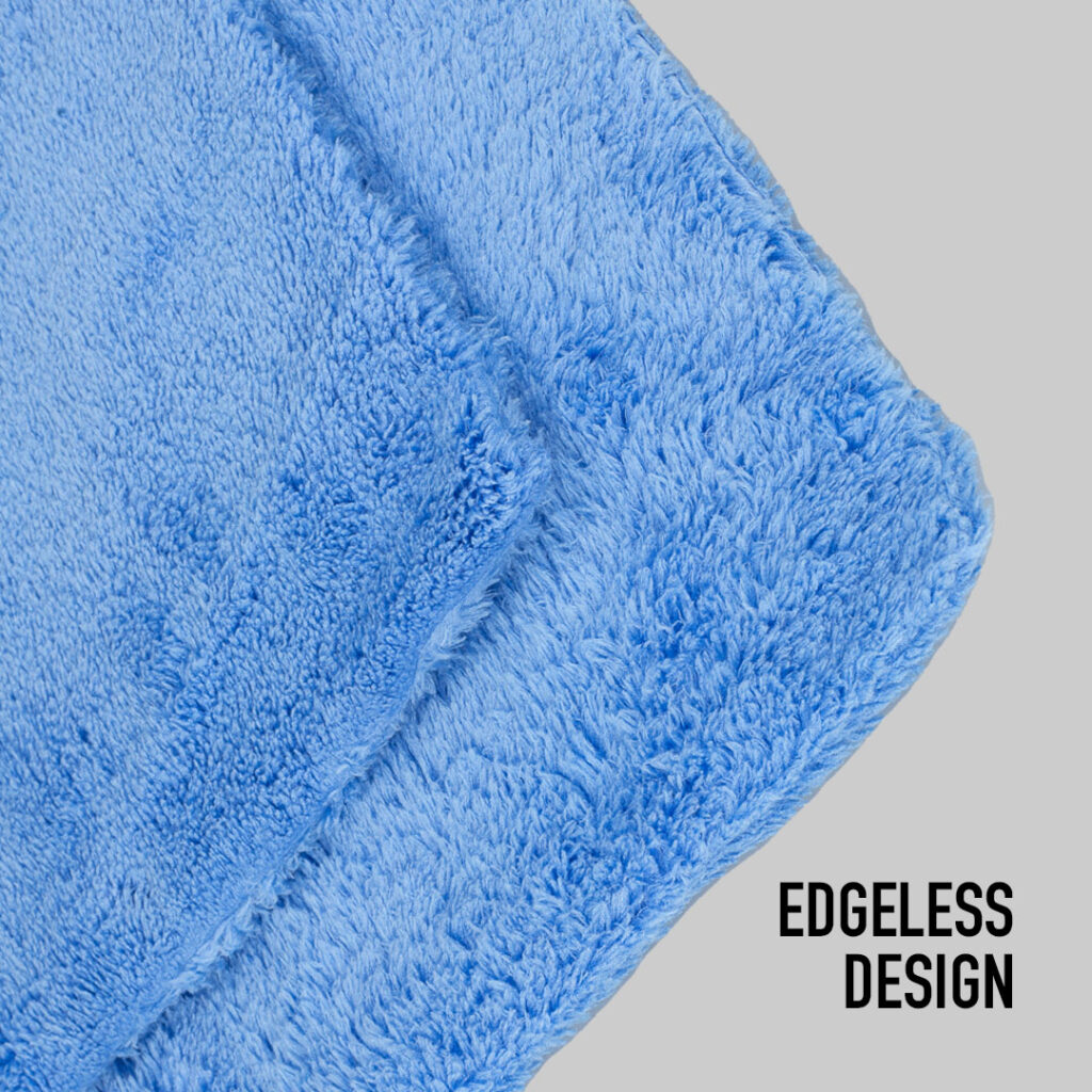 500GSM Fluffy Edgeless Microfiber Towels - Edgeless Design
