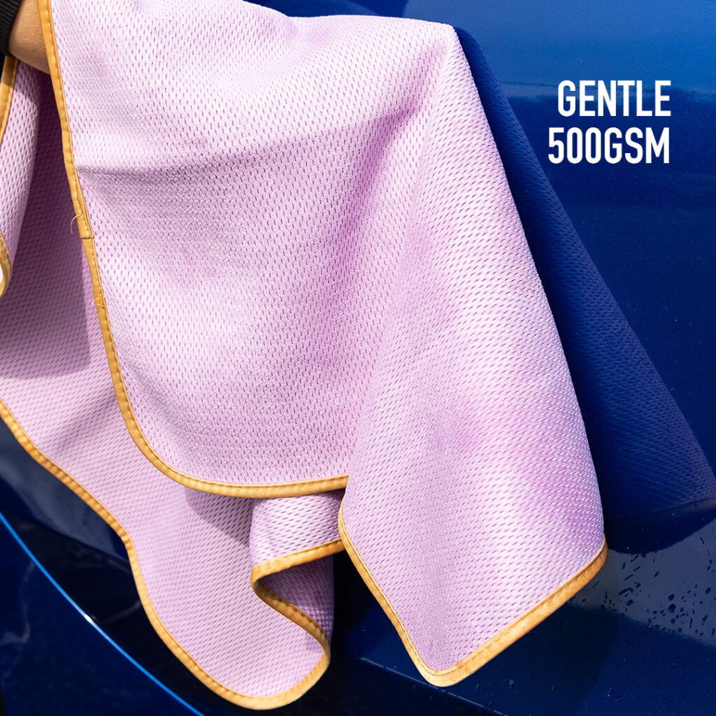 500GSM Mesh Absorbent Microfiber Towel - Gentle 500GSM