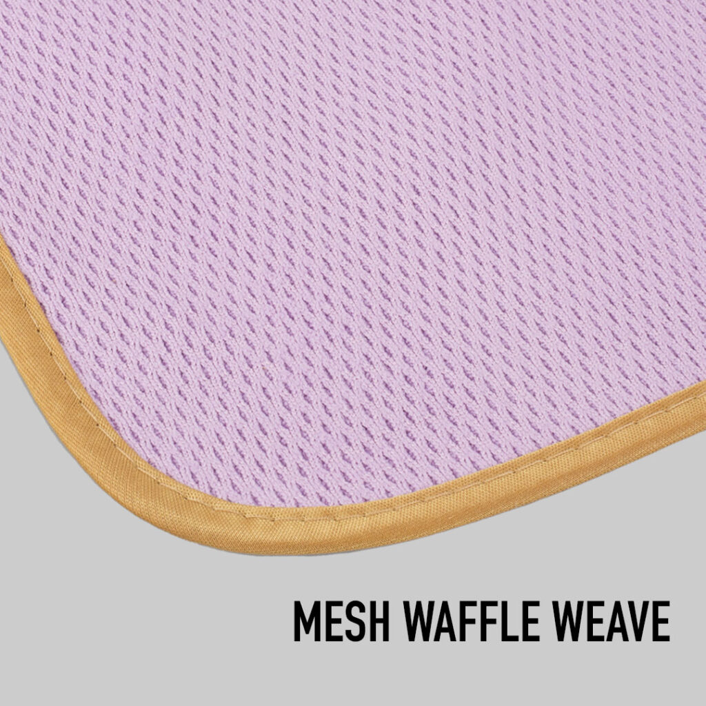 500GSM Mesh Absorbent Microfiber Towel - Mesh Waffle Weave
