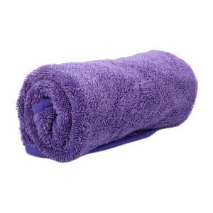 MaxShine 600GSM Purple Single Twisted Loop Drying Towel Car Care Towel
