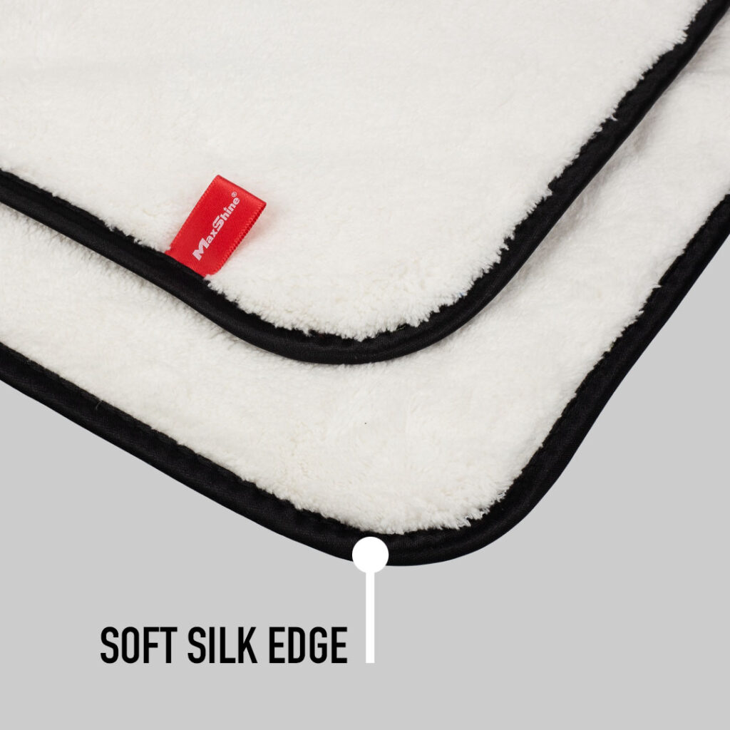 800GSM Coral Velvet Car Wash Microfiber Towel - Soft Silk Edge